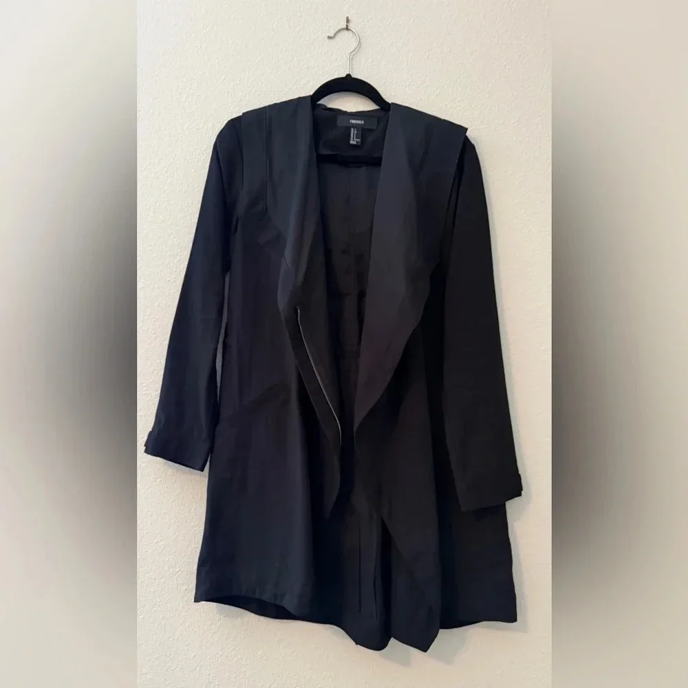 Forever 21 Trench Coat - Picture 3 of 5
